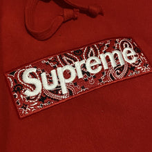 Supreme bandana box logo tee - red size M
