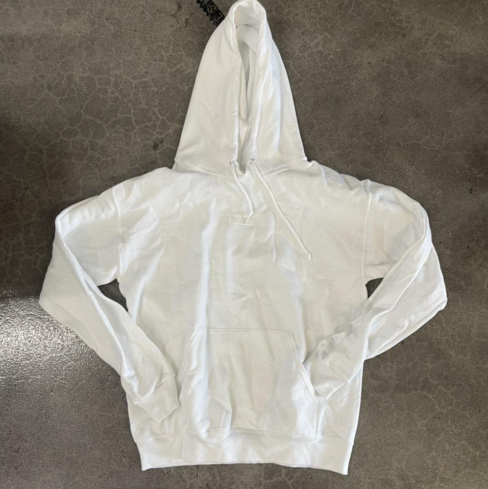 Teamsesh Tonal Embroidered Hoodie White - EdenClothingCo