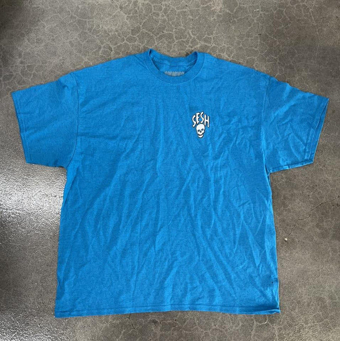 Teamsesh Skull Tee Blue - EdenClothingCo