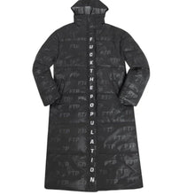 Load image into Gallery viewer, FTP Reflective Trench Coat Black - EdenClothingCo
