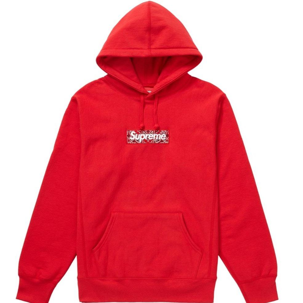 Supreme Bandana Box Logo Hoodie - Medium - EdenClothingCo